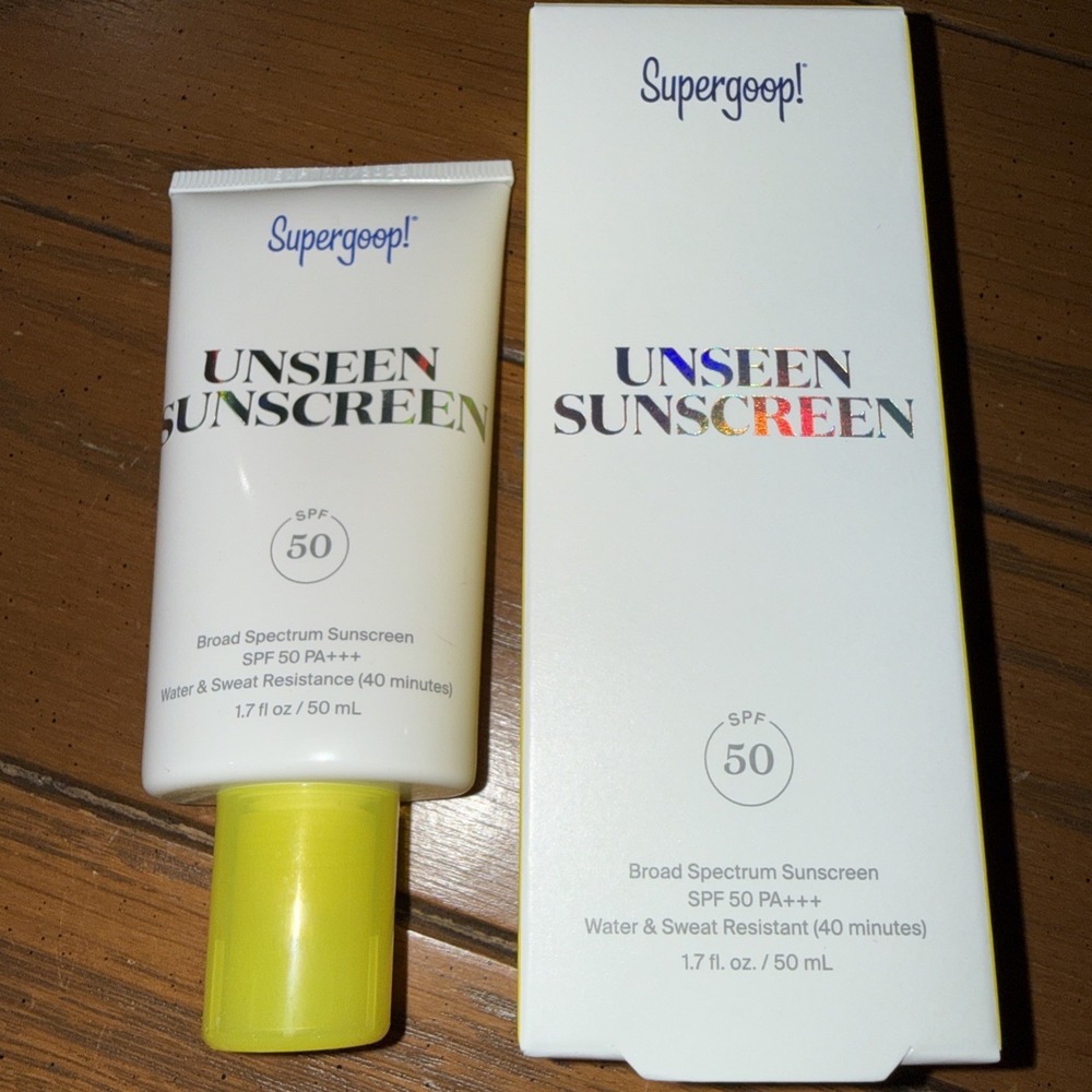 Supergoop! Unseen Sunscreen SPF 50 (SPF) 50ml 1.7 oz Exp 11/26 NIB Sealed.